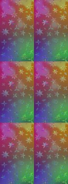 Moda arka planında parlak buketler. Kumaş, duvar kağıdı ve kağıt üzerine baskı yapmak için gelişen arka plan. Raster illüstrasyonu. Eski usul küçük çiçekli şirin bir eskiz deseni..