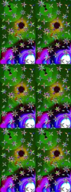 Taşralı şıklığı. Özgürlük stili Millefleur 'lar. Küçük yabani çiçeklerdeki halk modelini çiz. Tekstil, duvar kağıdı, kapaklar, yüzey, baskı, hediye paketi, hatıra defteri, dekupaj için çiçek çayırı arka planı.