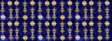 Kar tanesi süsü Raster illüstrasyonu. Kar taneleri izole edildi. Güzel süs eşyası. Mavi, siyah ve gri renkte kar tanesi süsü.