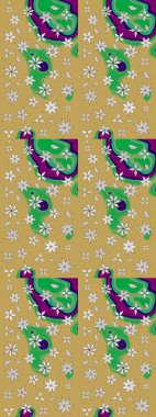 Güzel kumaş deseni. Küçük bir çiçekte eskiz deseni. Raster illüstrasyonu. Güzel çiçek arkaplanı..