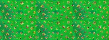 Raster stili kumaş deseni. Çiçekler suluboya çizim deseni.