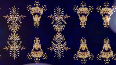 Siyah, gri ve nötr renklerde kar taneleri. Raster illüstrasyonu. Yılbaşı Biçimi.