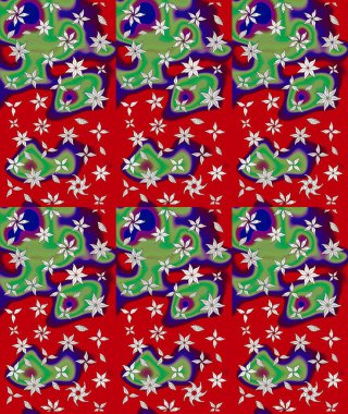 Kırmızı renkte çiçekler olan çiçek deseni çiz. Suluboya tarzında kırmızı renkte çiçekler.