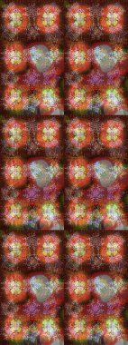 Siluet kar tanecikleri kahverengi, nötr ve turuncu renkleri izole eder. Kar Tanesi Mozaik ikonu. Sembol kışı, donmuş, Noel, yeni yıl tatili. Düz dizayn. Raster tasarımı. Grafiksel element dekorasyonu.