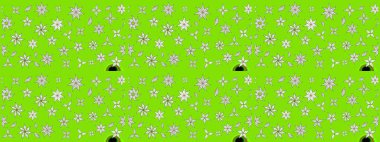 Çiçek deseni. Renkli Bahar Teması eskiz kalıbı. Düz Çiçek Elementleri Tasarımı. Raster çizimi. Güzel kumaş deseni..