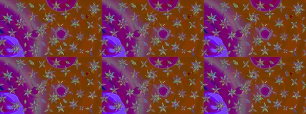 Poster ya da kapak için arka plan. Şirin, zarif çiçekler Raster illüstrasyonu. Tekstil için figür. Yapraklı çizim şekli. Davetiye ve kartpostal tasarımı için dekoratif çiçek unsurları.