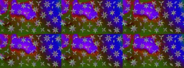 Yeşil renklerde. Anti-stres için soyut örnek sayfası. Raster illüstrasyonu.