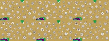 Güzel eskiz şekli. Raster çiçekli arka plan. Yazdır. Güzel kumaş deseni. Renkli Yaz Temalı eskiz kalıbı. Düz Çiçek Elementleri Tasarımı.