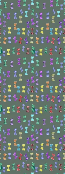 Çocuk kelebek çizim kalıbı. Çocuk için Raster Moda Kelebekleri duvar kağıdı. Tarafsız ve mavi arka planda güzel renkli kelebekler.