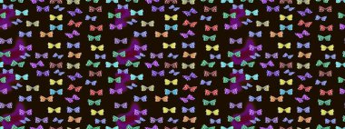 Renkli Kelebeklerle Bahar Arkaplanı. Kart, Davetiye ve Yazdırma için Şirin Kadınsı Desen. Güzel Kelebek Siluetleriyle Moda Dekorasyonu. Raster Arkaplan Gri ve nötr renkler.