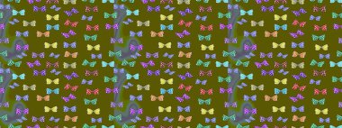 Kelebek desenli güzel çizim tasarımı. Kahverengi ve nötr renkli resimler. Robot resim. Ambalaj kağıtları ve duvar kağıtları için sevimli bir arkaplan, kumaş tasarımı, kağıt.