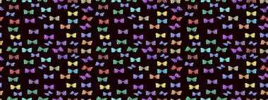 Siyah ve nötr bir arkaplanda renkli kelebeğin çizimi. Siyah ve nötr renklerde bir resim. Karala, karala, karala. Raster..