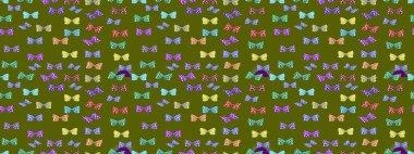 Kelebek yeşil ve nötr arka planda. Davetiye, kart ve parmak izi için basit kadınsı bir model. Robot resim. Raster illüstrasyonu.