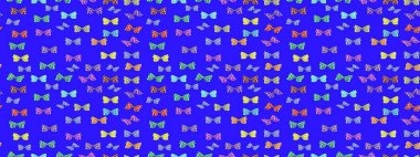 Bahar ve yaz tropikal kelebek deseni mavi ve nötr renklerde. Kelebek gölgeleri ve siluetler. Kumaş, kağıt ve ambalaj için uygun. Raster illüstrasyonu.