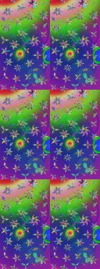 Egzotik çiçekler, botanik, yeşil renklerdeki parlak klasik doğa. Klasik tropikal doğal elementlerin suluboya seti. Raster illüstrasyonu.