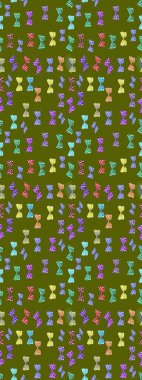 Kelebekli soyut çiçek arkaplanı çiz. Moda Kumaşı Tasarımı. Çizim, karalama, karalama. Sonsuz. Raster..