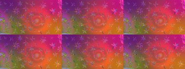 Çiçek arkaplan. Çizim raster deseni. Güzel kumaş deseni.