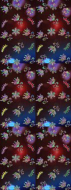 Yeni yıl kar tanesi. Güzel soyut kar tanesi raster tasarımı. Düz kar karalama ikonları, kar taneleri silueti kahverengi, mavi ve gri renkler Noel afişi için, kartlar.