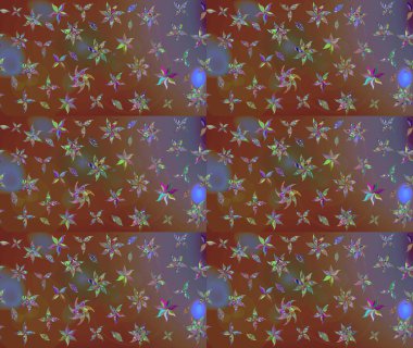 Raster deseni. Çiçekli çiçek deseni, suluboya. Küçük çiçekte güzel bir çiçek deseni..