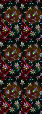 Raster deseni. Çiçekli çiçek deseni, suluboya. Küçük çiçekte güzel bir çiçek deseni..