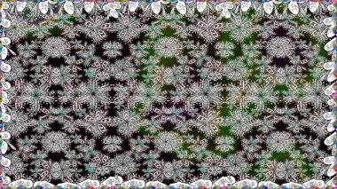 Gri renkte yaz çiçekleri. Çiçekli karalama şeklinde Raster çiçek deseni. Raster illüstrasyonu.