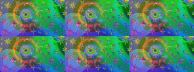 Suluboya desenli çiçek deseni. Dekorasyon ve tasarım için güzel bir desen. Moda baskısı. Çiçeğin suluboya çizimlerinin mükemmel deseni. Ayarlanmış.