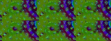 Tomurcukları çiçek olan sevimli bir çiçek deseni. Eskiz geçmişi. Raster illüstrasyonu. Kumaş, tekstil, duvar kağıdı baskısı için. Eski usul. Raster..