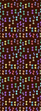 Watercolor Style 'da uçan kelebeklerle eskiz kalıbı. Doğadaki güzellik. Kumaş, Tekstil, Baskı ve Davetiye için arka plan. Raster illüstrasyonu.