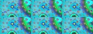 Düz Çiçek Elementleri Tasarımı. Güzel eskiz şekli. Renkli Yaz Temalı eskiz kalıbı. Yazdır. Raster çiçekli arka plan. Şirin kumaş deseni.