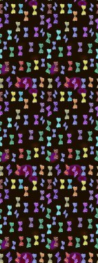 Raster illüstrasyonu. Gri ve nötr arkaplandaki suluboya kelebekler. Erkekler, kızlar, elbiseler, duvar kağıtları için soyut çizim kalıbı. Fantezi sevimli illüstrasyon.