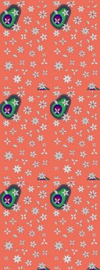 Parlak elementlerin. El çizimi Raster çizimi. Çizim çiçek deseni duvar kağıdı, web sitesi arkaplanı, paket kağıdı, davetiye, broşür, pankart veya web sitesi için kullanılabilir.