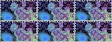 Çiçekli, suluboya desenli kusursuz çiçek deseni. Süslü kumaş deseni. Raster deseni.