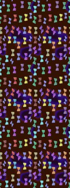 Kelebek deseni. Duvar kağıtları, giysiler, erkekler ve kızlar için soyut çizim kalıbı. Karala, karala, karala. Raster..