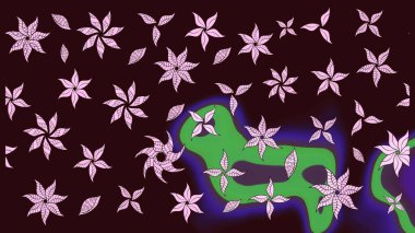 Çiçeğin suluboya çizimlerinin mükemmel deseni. Moda baskısı. Eski model. Dekorasyon ve tasarım için güzel bir desen. Suluboya çizim kalıbı. Raster illüstrasyonu.