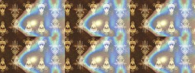 Raster Noel renkli arka plan ile sevimli kar tanesi. Raster resim. Kış arka plan. Kar taneleri ile Noel arka plan.