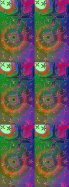 Güzel suluboya yaz çiçekleri deseni..