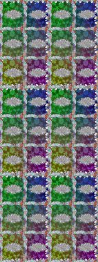 Ultraviyole kumaş deseni. Organik motif arka planı. Raster illüstrasyonu. Kusursuz desen.