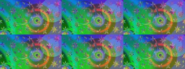 Suluboya desenli çiçek deseni. Dekorasyon ve tasarım için güzel bir desen. Moda baskısı. Çiçeğin suluboya çizimlerinin mükemmel deseni. Ayarlanmış.