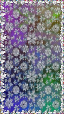 Raster Modaya uygun kumaş deseni. Renkli Bahar Temalı Kusursuz Arkaplan. Düz Çiçek Elementleri Tasarımı. Gri renkli şirin çiçek deseni.