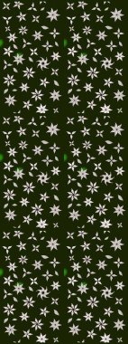 Çiçek desenli eskiz. Gömlek baskısı için çiçek boyası. Gri ve nötr renkte çiçekler.