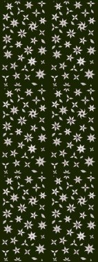 Çiçek grisi ve nötr çizim deseni. Raster çiçek izi. Klasik taslak çizimi.