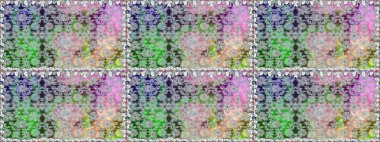 Birçok gri soyut çiçekli tropik, pürüzsüz desen. Varicologray raster kusursuz çizim. Küçük çiçekte sevimli çiçek deseni var..