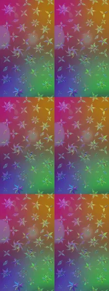 Halk tarzı. Parlak renkli çiçekleri ve kahverengi ve mor renkli yaprakları olan harika bir çiçek deseni. Modern çiçek arkaplanı. Moda baskıları için zarif bir şablon.