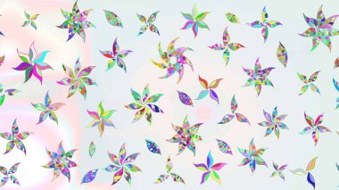 Moda baskısı. Dekorasyon ve tasarım için güzel bir desen. Ton halinde. Suluboya desenli çiçek deseni. Çiçeğin suluboya çizimlerinin zarif deseni.