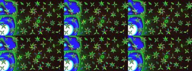 Renkli desenli eskiz deseni, gri ve kahverengi çiçekler ve dekoratif elementler. Kumaş, tekstil, duvar kağıdı baskısı için. Raster illüstrasyonu. Eskiz geçmişi. Antika retro tarzı.