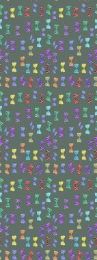 Tatlı yaban sineği Hexapodları nazikçe nötr ve mavi arka planda izole edilmiş. Sanat retro seramik seramik tasarım tarzında serbest ve doğrusal el çizimi logo. Tarafsız ve mavi renkleri kapat.