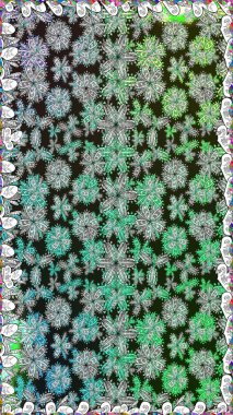 Renkli, pürüzsüz desen. Çiçek duvar kâğıdı. Çiçek arkaplan. Raster illüstrasyonu. Gri renkli şirin tekstil.