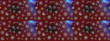 Sabıka fotoğraflarında, bebek kıyafetlerinde, duvar kâğıtlarında, paket kutularında falan kullanılabilir. Zarif, parlak ve eskiz kırmızı ve kahverengi çiçek deseni tasarımı.