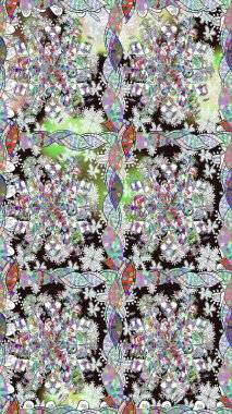 Sevimli çiçek arka plan. Raster resim. Güzel kumaş deseni. Küçük çiçek seamless modeli.