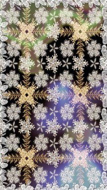 Vadinin gri renkli çiçekleri. Çiçekler. Soyut etnik raster pürüzsüz desen.